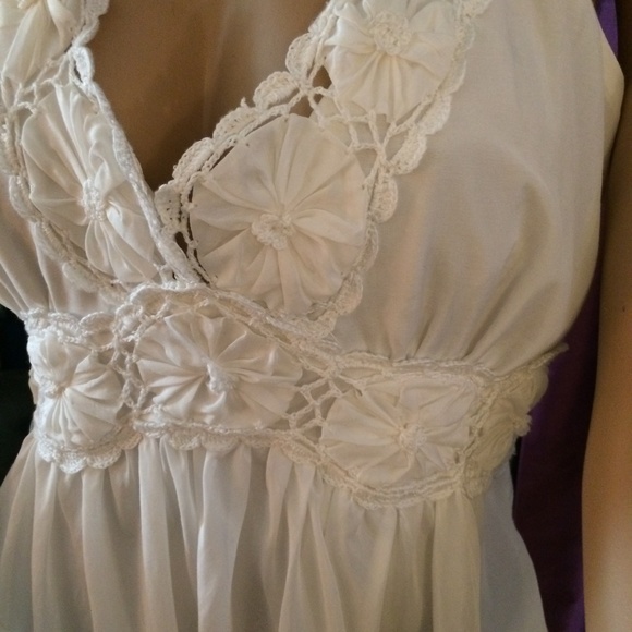 MM Couture by Miss Me White Top, Size M - Picture 5 of 11